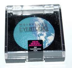 Sparkles Maybelline Eye Studio Color Pearls Marbleized Baked Eye Shadow 50 Tantalizing Teal