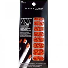 Sexy Sparkles Maybelline Limited Edition Color Show Fashion Prints Nail Stickers - 30 Wild Reptile