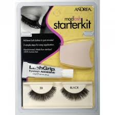 Sexy Sparkles Andrea False Lashes Faux Eyelashes Starter Kits New & Unused 33 - Black