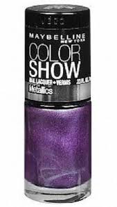 Sexy Sparkles Maybelline Color Show Nail Lacquer -Amethyst Ablaze 90