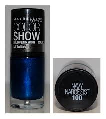 Sexy Sparkles Maybelline Color Show Nail Lacquer -Navy Narcissist 100