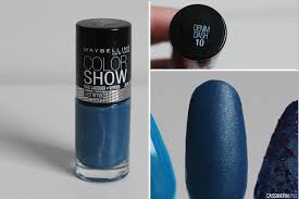 Sexy Sparkles Maybelline Color Show Nail Polish Lacquer Denim Dash 10