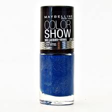 Sexy Sparkles Maybelline Color Show Nail Polish Lacquer Denim Dash 10