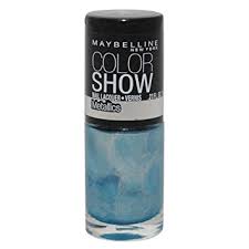 Sexy Sparkles Maybelline Color Show Nail Lacquer Metallic 80 Blue Blowout