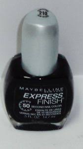 Sexy Sparkles Maybelline Express Finish Fast Dry NailColor 210 Plum Intense