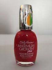 Sexy Sparkles Sally Hansen Maximum Growth 38  Sacred Scarlet