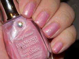 Sexy Sparkles Sally Hansen Diamond Strength Nail Polish 38 Rose Petals