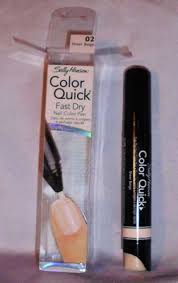 Sexy Sparkles Sally Hansen Color Quick Fast Dry Nail Color Pen 01 Clear Opal