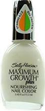 Sexy Sparkles   Sally Hansen Maximum Growth Plus Nourishing Nail Color Polish 03 Pure White Tip