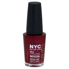 Sexy Sparkles  New York Color  Nail Color Quick Dry 268 Fashion Ave Fuchsia