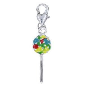 Rainbow Lollipop Clip on Pendant for European Charm Jewelry w/ Lobster Clasp - Sexy Sparkles Fashion Jewelry - 5