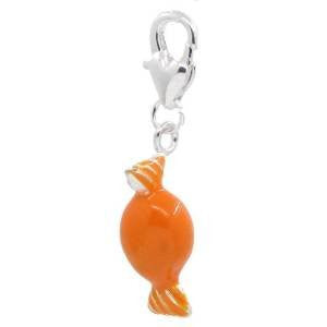 Orange Candy Pendant for European Charm Jewelry w/ Lobster Clasp - Sexy Sparkles Fashion Jewelry - 4