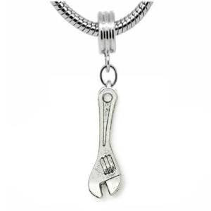 Wrench Charm Dangle European Bead Compatible for Most European Snake Chain Bracelet - Sexy Sparkles Fashion Jewelry - 2