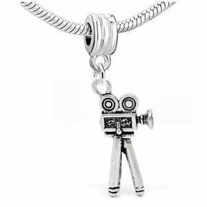 Film Movie Camera 3d Spacer European Bead Compatible for Most European Snake Chain Bracelet - Sexy Sparkles Fashion Jewelry - 2
