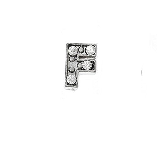 Floating Charms for Glass Living Memory Locket Pendants "F" - Sexy Sparkles Fashion Jewelry - 1