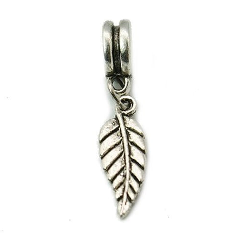 Leaf Charm Dangle For Snake Chain Charm Bracelet - Sexy Sparkles Fashion Jewelry - 2