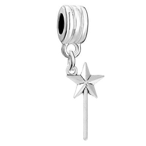 Magic Star Wand Charm Bead - Sexy Sparkles Fashion Jewelry