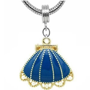 Sea Shell Charm Dangle European Bead Compatible for Most European Snake Chain Bracelet - Sexy Sparkles Fashion Jewelry - 2