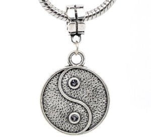 Yin Yang European Bead Compatible for Most European Snake Chain Bracelet - Sexy Sparkles Fashion Jewelry - 4