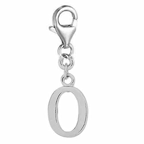 Dangling Letter O Clip on Pendant Charm for Bracelet or Necklace - Sexy Sparkles Fashion Jewelry - 1