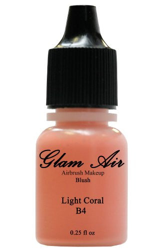 Glam Air Airbrush B4 Light Coral Blush Water-based Makeup 0.25 Oz