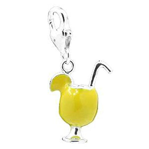 Margarita Cup Clip on Pendant for European Charm Jewelry w/ Lobster Clasp - Sexy Sparkles Fashion Jewelry - 1