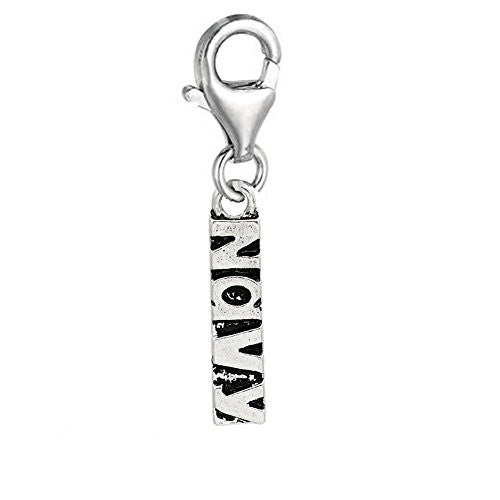 Navy Dangle Pendant for European Clip on Charm Jewelry w/ Lobster Clasp - Sexy Sparkles Fashion Jewelry