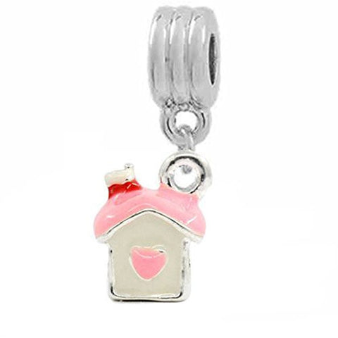 Off White House European Bead Compatible for Most European Snake Chain Bracelet - Sexy Sparkles Fashion Jewelry - 1