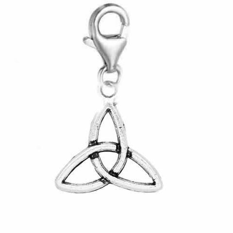 Celtic Knot Pendant for European Clip on Charm Jewelry w/ Lobster Clasp - Sexy Sparkles Fashion Jewelry - 2