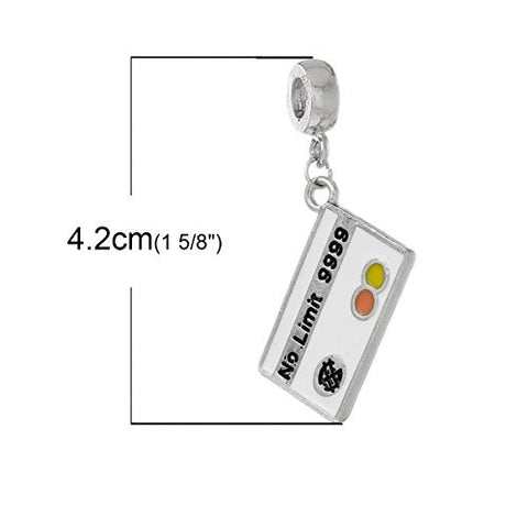 No Limit 9999 Charm Dangle European Bead Compatible for Most European Snake Chain Bracelet - Sexy Sparkles Fashion Jewelry - 3