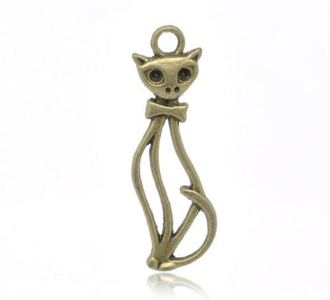 Cat Bracelet Necklace Charm Pendant - Sexy Sparkles Fashion Jewelry - 4