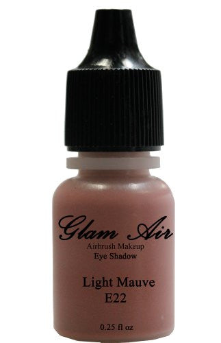 Glam Air Airbrushsh Eye Shadow s Water-based 0.25 Fl. Oz. Bottles of Eyeshadow( Choose Your s From Menu) (E22- LIGHT MAUVE) - Sexy Sparkles Fashion Jewelry - 1