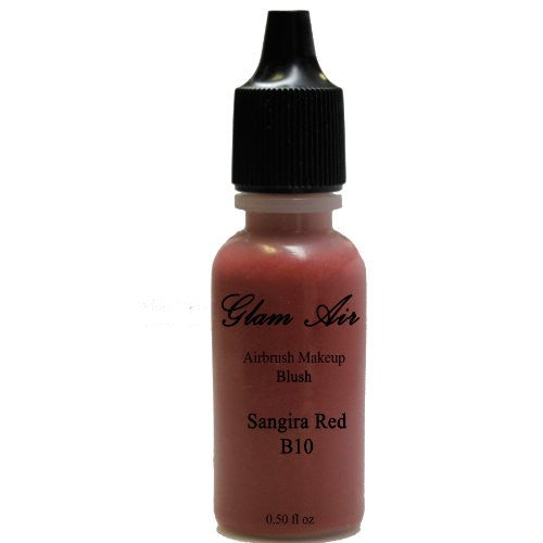 Large Bottle Glam Air Airbrush B10 Sangria Red Blush Water-based Makeup - Sexy Sparkles Fashion Jewelry - 1