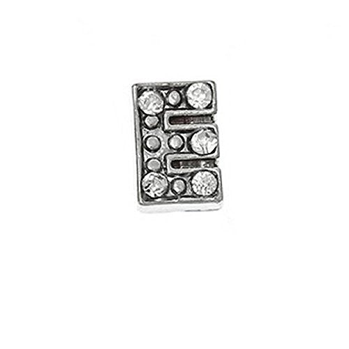 Floating Charms for Glass Living Memory Locket Pendants "E" - Sexy Sparkles Fashion Jewelry - 1
