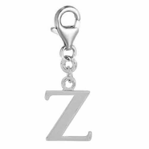 Dangling Letter Z Clip on Pendant Charm for Bracelet or Necklace - Sexy Sparkles Fashion Jewelry - 2