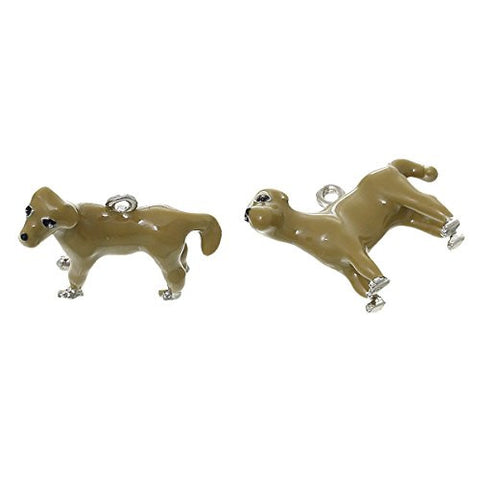 Dog Pendant Charm Bead for Bracelet or Necklace - Sexy Sparkles Fashion Jewelry - 3