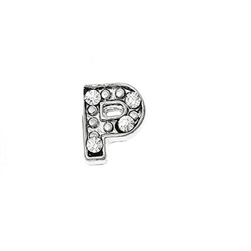 Floating Charms for Glass Living Memory Locket Pendants "P" - Sexy Sparkles Fashion Jewelry - 1