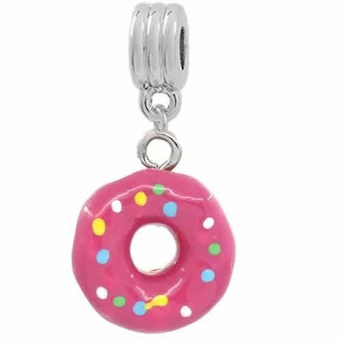Donut Dangle European Bead Compatible for Most European Snake Chain Bracelets - Sexy Sparkles Fashion Jewelry - 2