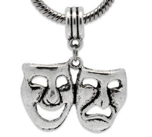 Masks Charm Dangle Spacer European Bead Compatible for Most European Snake Chain Bracelet - Sexy Sparkles Fashion Jewelry - 3