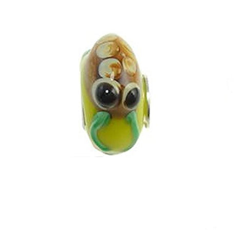Frog on Murano Glass Bead Compatible for Most European Snake Chain Bracelet - Sexy Sparkles Fashion Jewelry - 2