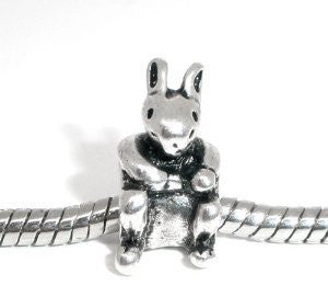 Kangaroo Charm Spacer European Bead Compatible for Most European Snake Chain Bracelet - Sexy Sparkles Fashion Jewelry - 3