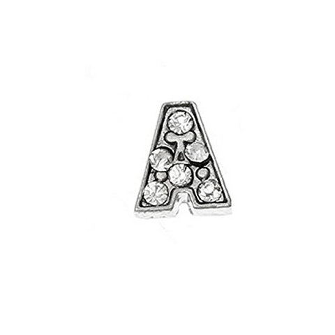 Floating Charms for Glass Living Memory Locket Pendants "A" - Sexy Sparkles Fashion Jewelry - 1