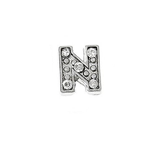 Floating Charms for Glass Living Memory Locket Pendants "N" - Sexy Sparkles Fashion Jewelry - 1