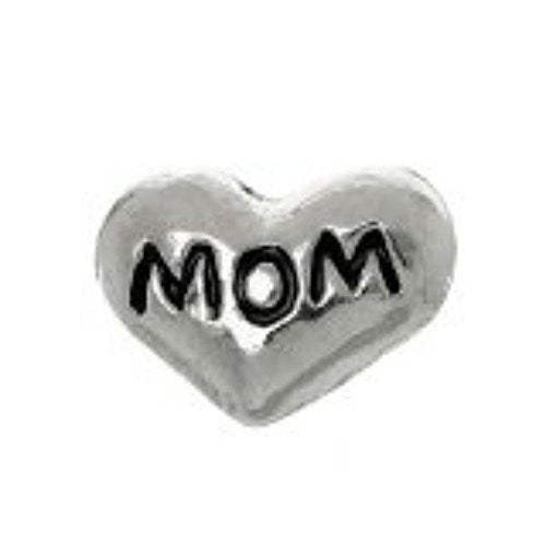 Mom Floating Charm for Glass Living Memory Locket Pendant - Sexy Sparkles Fashion Jewelry