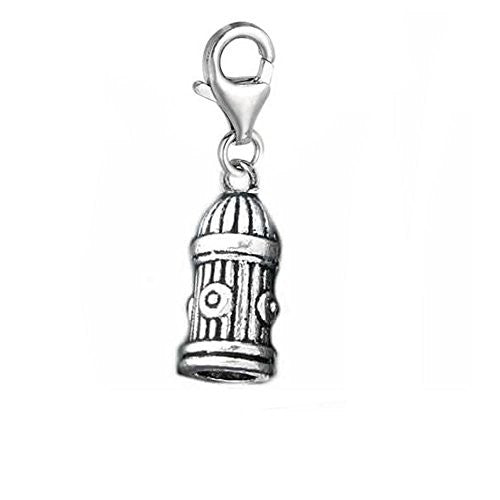 Fire Hydrant Charm Pendant for European Clip on Charm Jewelry with Lobster Clasp - Sexy Sparkles Fashion Jewelry