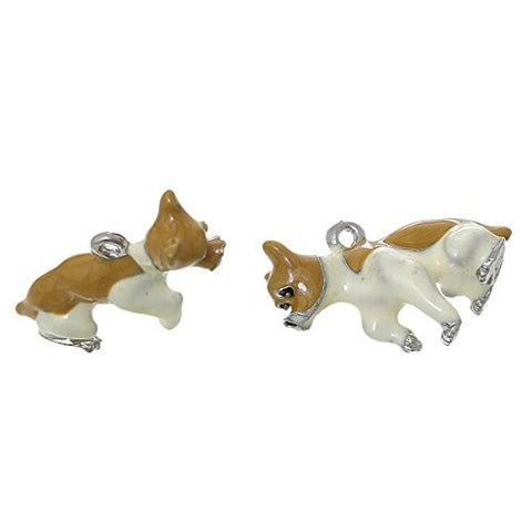 Dog lifting his paw Pendant Charm Bead for Bracelet or Necklace - Sexy Sparkles Fashion Jewelry - 3