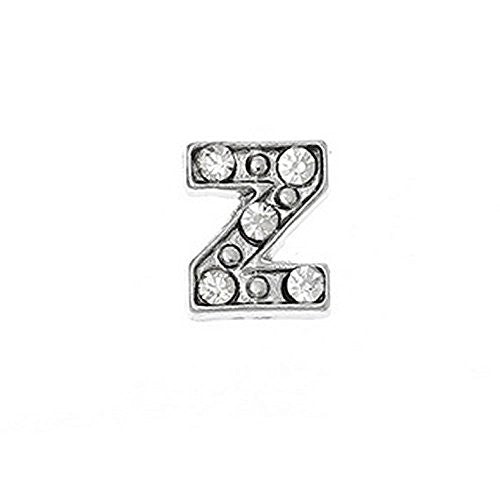 Floating Charms for Glass Living Memory Locket Pendants "Z" - Sexy Sparkles Fashion Jewelry - 1