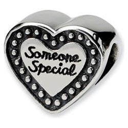 Someone Special Heart Charm Spacer Beads for Snake Chain Bracelet - Sexy Sparkles Fashion Jewelry - 3