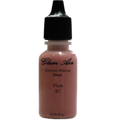 Large Bottle Glam Air Airbrush Blush Makeup B7 Plum Blush Water-based Makeup 0.50oz Bottle
