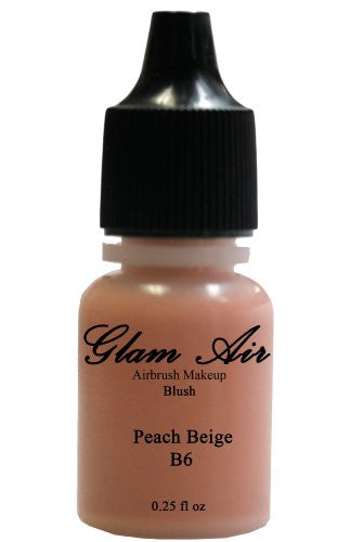 Glam Air Airbrush B6 Peach Beige Blush Water-based Makeup - Sexy Sparkles Fashion Jewelry - 1